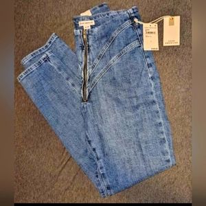 Good American Corset Good Classic High Rise Straight Leg Jeans - Size 4 / 27